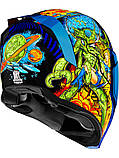 Мотошолом Icon Airflite Bugoid Blitz blue, фото 2
