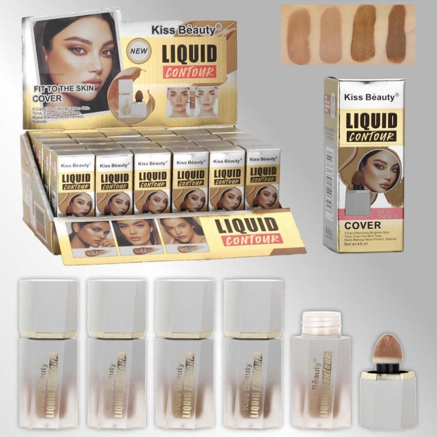 Рідкий кремовий контур Kiss beauty