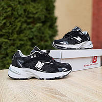 Кроссовки New Balance 725 мужские, кроссовки нью беланс 725 кожаные в сетку, нью беленс черные