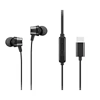 Навушники/гарнітура Lenovo USB-C Wired USB-C Wired In-Ear Headphone дротові Чорний (4XD1J77351)