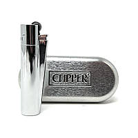 Clipper metal Silver Глянцевая Зажигалка