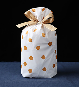 Пакети з атласною стрічкою зав'язкою