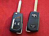 Toyota corolla, Rav4 ключ викидний 2 кнопки Original Stile, фото 2