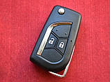 Toyota corolla, Rav4 ключ викидний 2 кнопки Original Stile, фото 3