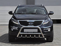 Кенгурятник WT003 (нерж.) для Kia Sportage 2010-2015 гг DOK