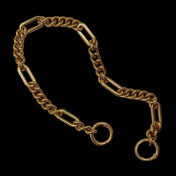 Лацюжок (ручка) для сумки, клатча 42 см, жовте золото