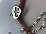 Срібний кулон Україна в серці, фото 4