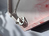 Срібний кулон Україна в серці, фото 5