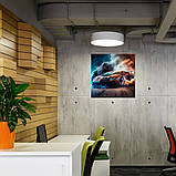 Картина на полотні "Lamborghini у клубах диму", фото 6