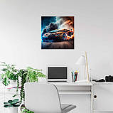Картина на полотні "Lamborghini у клубах диму", фото 7