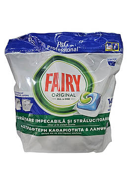 Таблетки для посудомийної машини Fairy Original Все-в-Одному, 140 шт