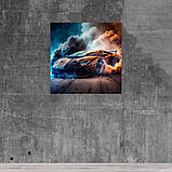 Картина на полотні "Lamborghini у клубах диму", фото 10