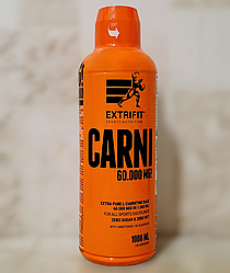 Рідкий л карнітин для схуднення Extrifit Carni 60000 mg Liquid 1000 ml Мандарин жироспалювач