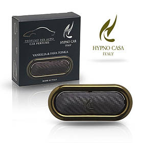 Ароматизатор в авто, карбонова кліпса Hypno Casa, аромат - VANIGLIA FAVA TONKA
