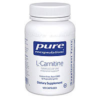 Pure Encapsulations L-Carnitine / Л-Карнитин Поддержка усиленного метаболизма жиров 120 кап