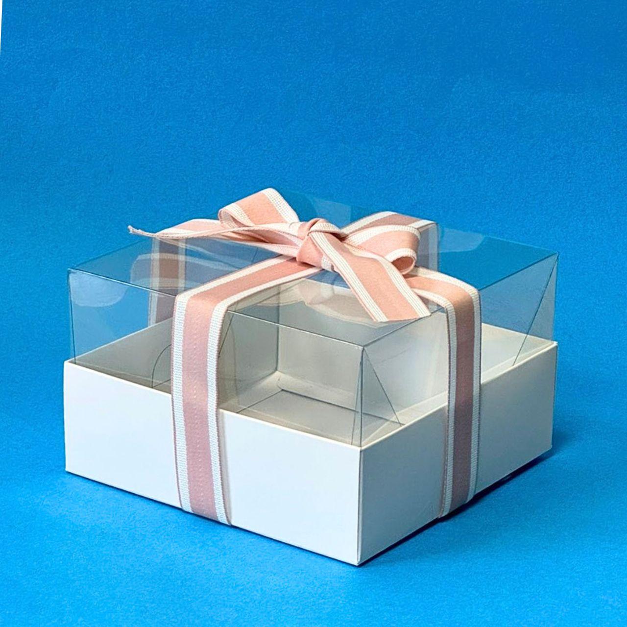 Коробка для бенто-торта 150х150х90 мм (10 шт.) БЕЗ БАНТИКА