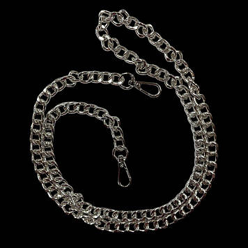 Лацюжок (ручка) для сумки, клатча 120 см, нікель