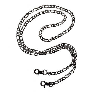 Лацюжок (ручка) для сумки, клатча 120 см, темний нікель