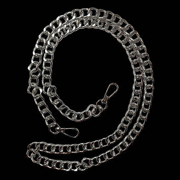 Лацюжок (ручка) для сумки, клатча 120 см, нікель