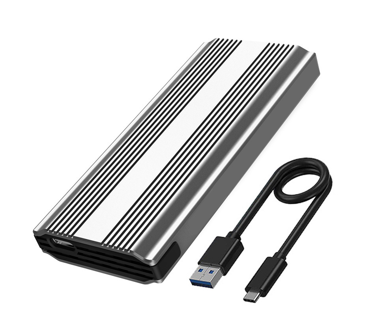 Зовнішня кишеня Deepfox M9 для M.2 SSD NVMe (PCIe) / NGFF (Sata) Type-C USB 3.1 Gen 2 Original
