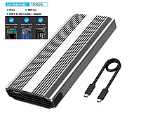 Зовнішня кишеня Deepfox M9 для M.2 SSD NVMe (PCIe) / NGFF (Sata) Type-C USB 3.1 Gen 2 Original, фото 8