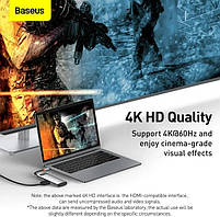 USB-Хаб Baseus Metal Gleam Series 5-in-1 Type-C, фото 7