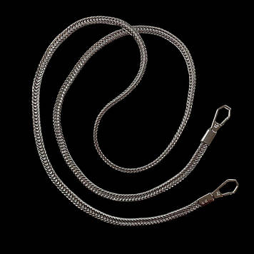 Лацюжок (ручка) для сумки, клатча 109 см, нікель