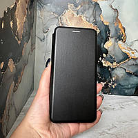 Чехол книга черная с подставкой для Oppo A58 книжка черная с магнитной застежкой на оппо а58