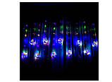 Гірлянда Xmas M-1 Copper curtain ball lamp 7257 Санта, різнобарвна, фото 3