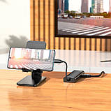 HUB адаптер HOCO HB43 PD, 100 W, HDMI, SD, 2 USB, Type-C, чорний, фото 6