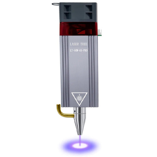 Мощный лазер с подачей воздуха для резки гравировки 80Вт 450нм LT-80W-AA-PRO - фото 1 - id-p1653775847