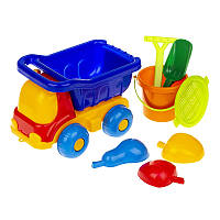 Детская игрушечная машина "Пчёлка" C0039 с набором для песочницы (Синий)