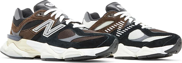Кроссовки New Balance 9060 Marron/Noir Brown Black White - U9060BRN, фото 4