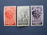 3 марки полная серия Испанская Сахара 1963 фауна верблюды MNH