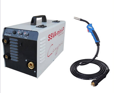 Зварювальний інверторний напівавтомат SSVA-MINI-Р «САМУРАЙ» з пальником B15, фото 1