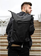 Рюкзак ролл Sambag унисекс RollTop KQN черный @