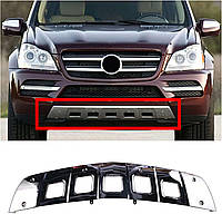 Хром накладка переднего бампера на Mercedes GL-Class X164 2009-2012 года от G