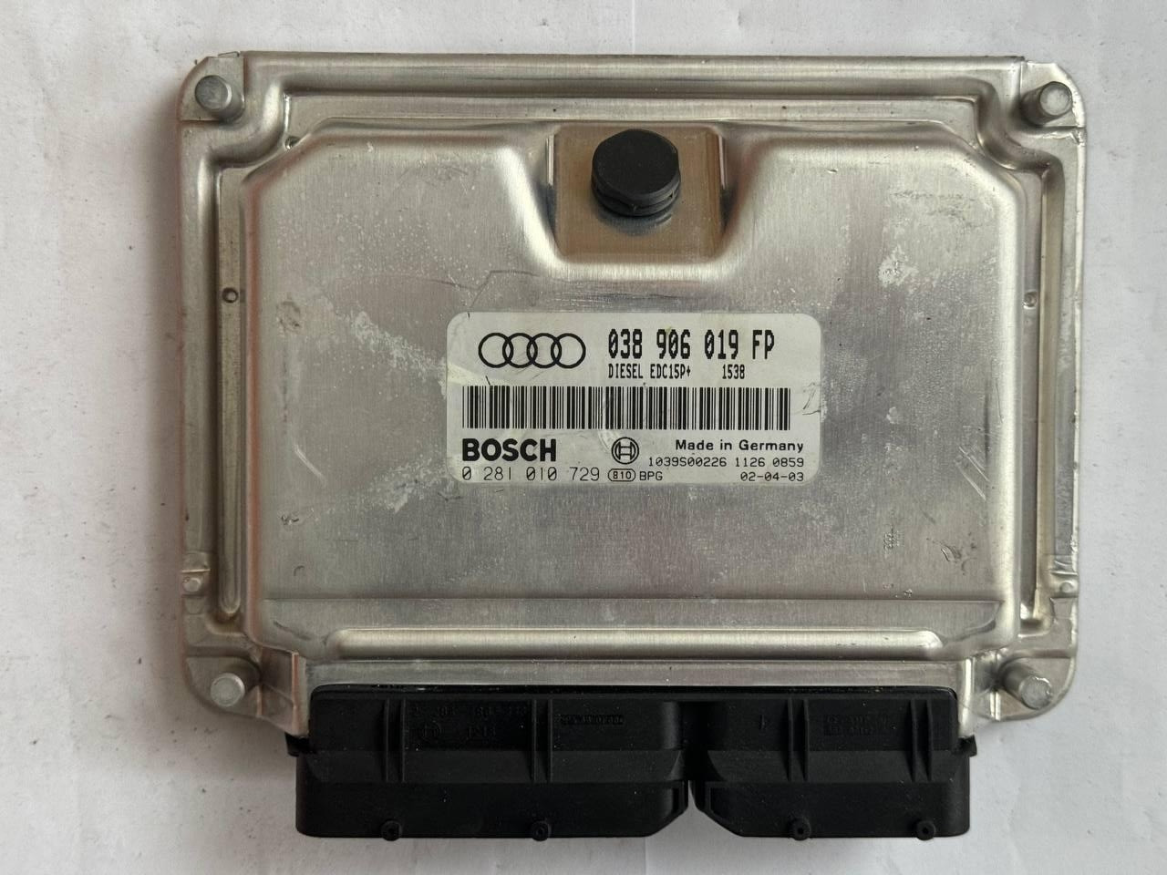 Електронний блок керування Audi Bosch diesel 038906019FP / 0 281 010 729 / 0281010729