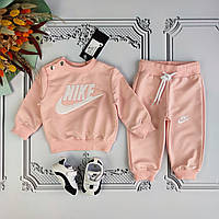 Детский розовый спортивный костюм Nike для новорожденной девочки 80
