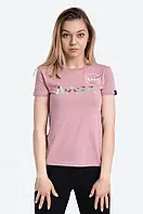 Urbanshop Бавовняна футболка Alpha Industries NASA PM колір рожевий 198053.487-pink розмір: XS, S, M