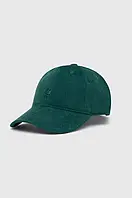Urbanshop Вельветова кепка Carhartt WIP Harlem Cap колір зелений однотонна I028955.1XHXX розмір: Один розмір