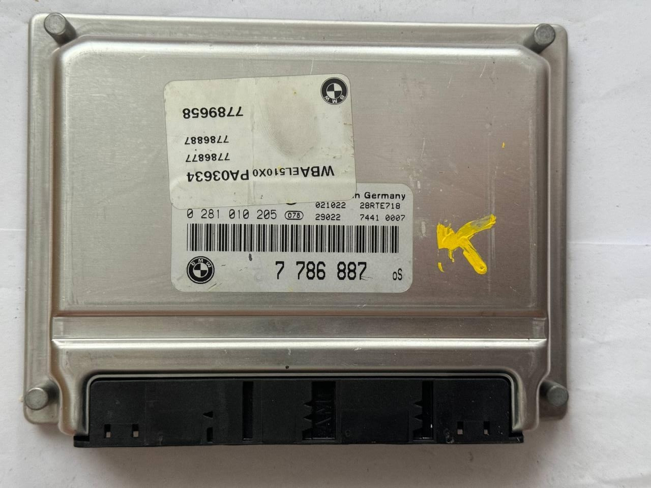Електронний блок керування BMW 0 281 010 205 / 0281010205 / 786 887 / 7786887