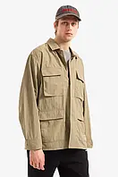 Urbanshop Куртка thisisneverthat Nylon Ripstop BDU чоловіча колір коричневий перехідна oversize