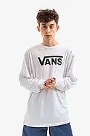 Urbanshop Бавовняний лонгслів Vans Classic колір білий з принтом VK6HYB2-white розмір: XXL