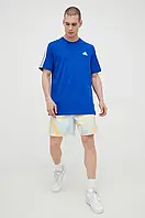 Urbanshop Шорти adidas Originals Adiplay Allover Print Shorts чоловічі колір білий HC2133-SKTIN/ACRO розмір: