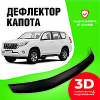 Мухобойка TOYOTA Land Cruiser Prado 150 с 2009-2013 г.в. Тойота Ленд Крузер Прадо Дефлектор капота