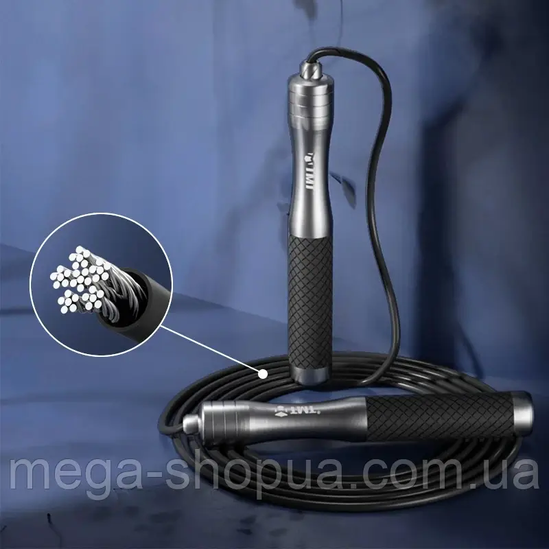 Скакалка швидкісна на підшипниках - для дорослих, фітнесу, кросфіту та схуднення XW77S