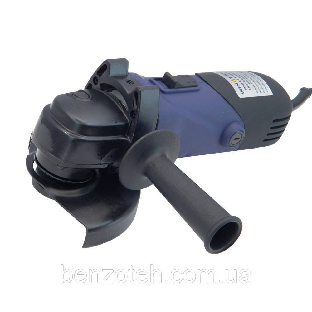 Кутова шліфувальна машина мала Wintech WAG-125NF (в гумовому корпусі, диск 125 мм.)