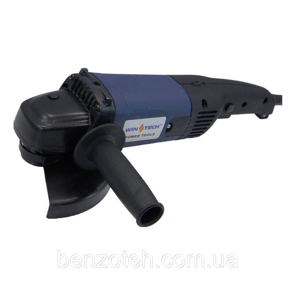 Кутова шліфувальна машина середня Wintech WAG-180F (потужність 1600 Вт, диск 180 мм., плавний пуск), фото 1