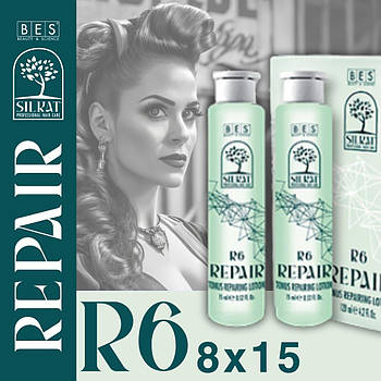 R6 Repair Tonus Repairing Lotion Відновлюючий лосьйон для волосся від BES 8х15 мл